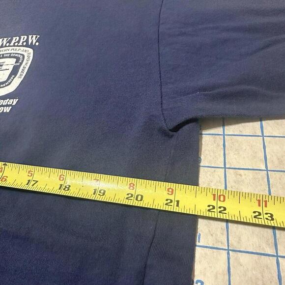 Union Line AWPPW T Shirt Large Pulp Papermakers Union - Picture 6 of 13